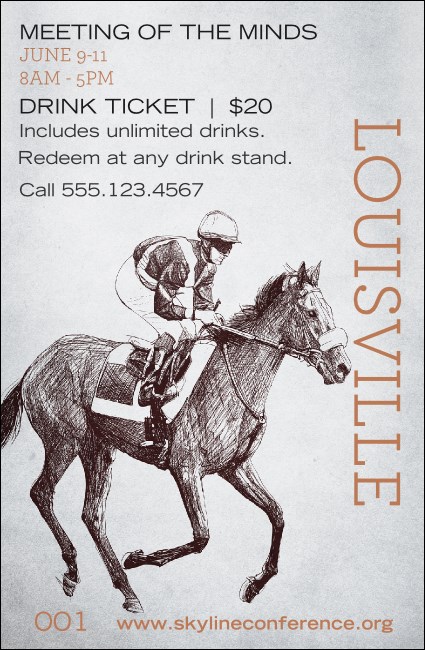 Louisville Drink Ticket Product Front