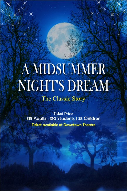 Midsummer Night's Dream Pinterest Post
