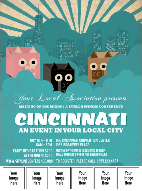Cincinnati Logo Flyer Product Front