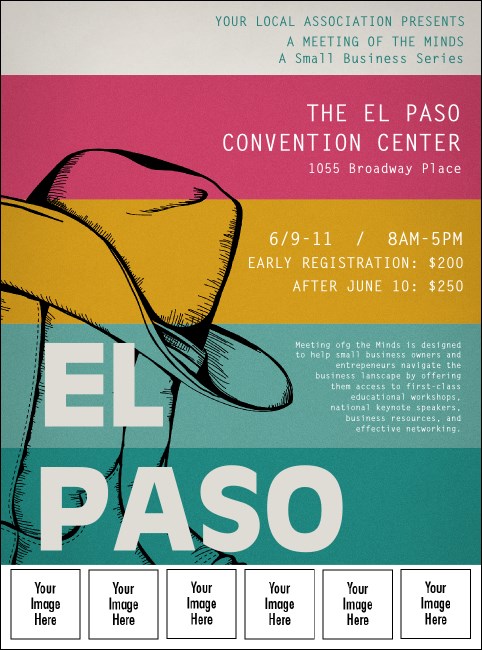 El Paso Logo Flyer Product Front