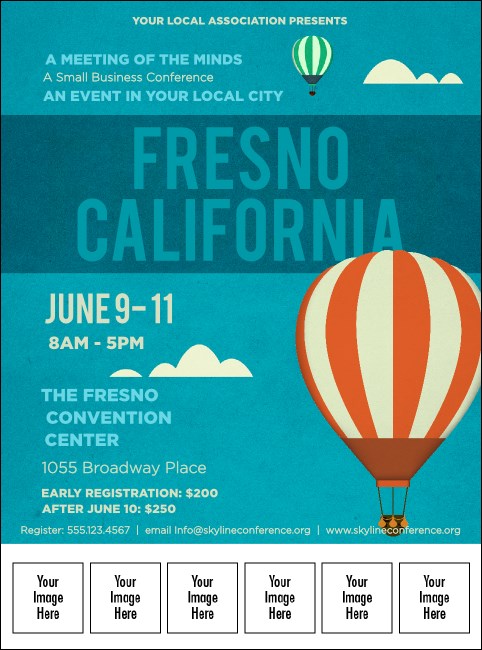 Fresno Logo Flyer Product Front