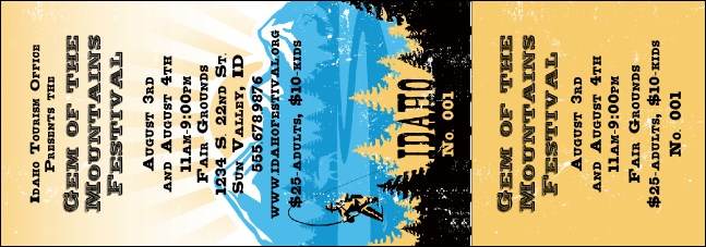 Idaho General Admission Ticket Product Front