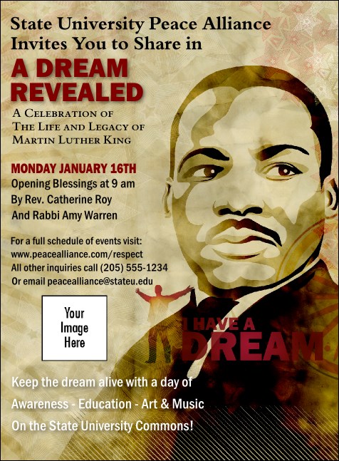 Martin Luther King Invitation Product Front
