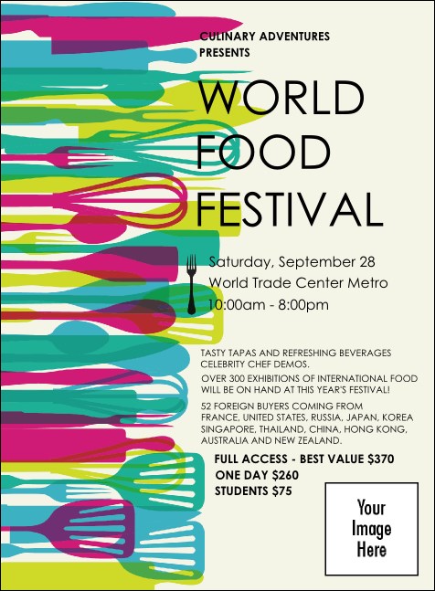 World Food Festival Invitation Product Front