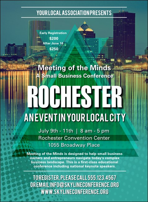 Rochester Invitation Product Front