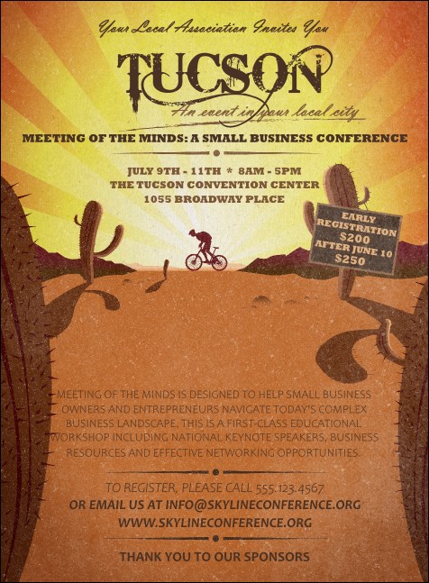 Tucson Invitation Product Front