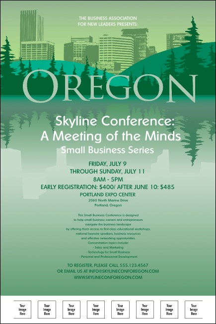 Oregon Poster with Image Upload Product Front