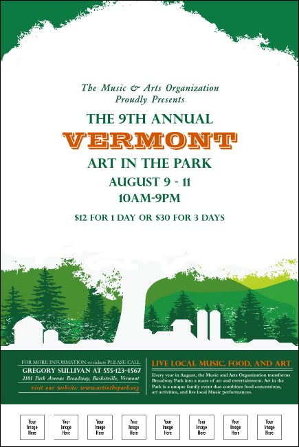 Vermont Poster Product Front