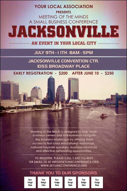 Jacksonville Poster Product Front