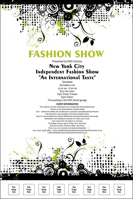 Fashion Show Poster Product Front
