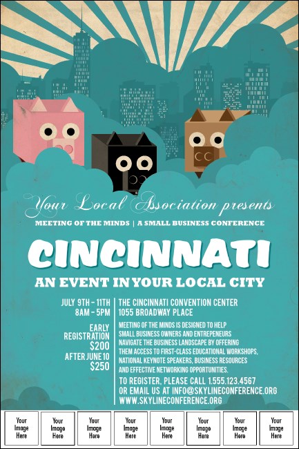 Cincinnati Logo Poster Product Front