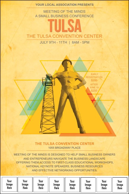 Tulsa Logo Poster Product Front