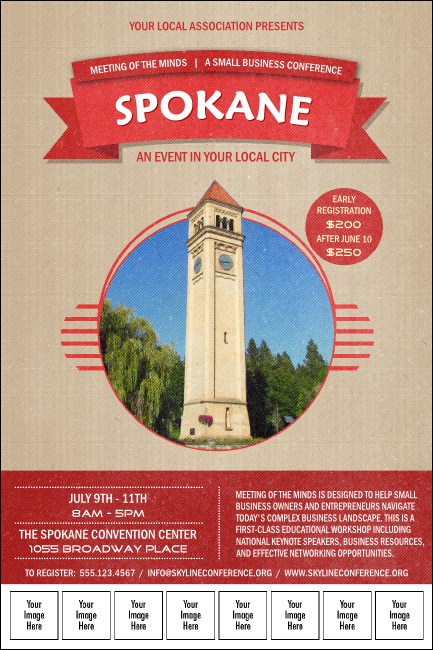 Spokane Logo Poster Product Front