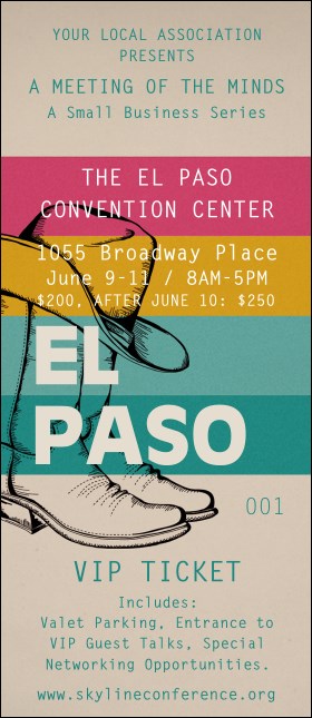El Paso VIP Pass Product Front