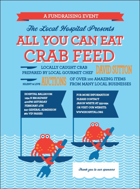 Crab Feed Flyer Product Front