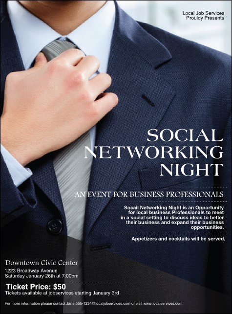 Social Networking Flyer Product Front