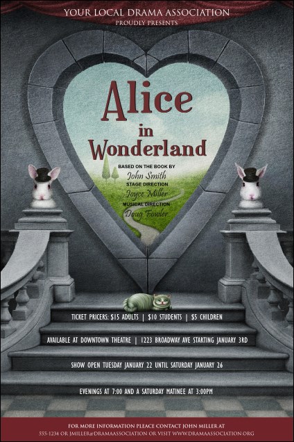 Alice in Wonderland Poster