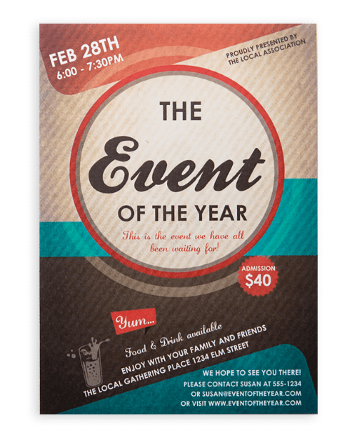 Event of the Year Flyer