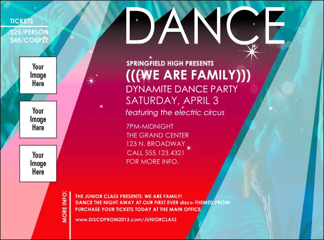 Dance Spotlight Flyer Product Front