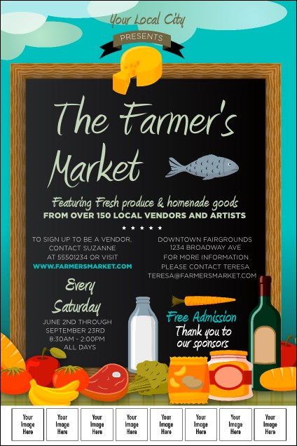 Farmer's Market Logo Poster