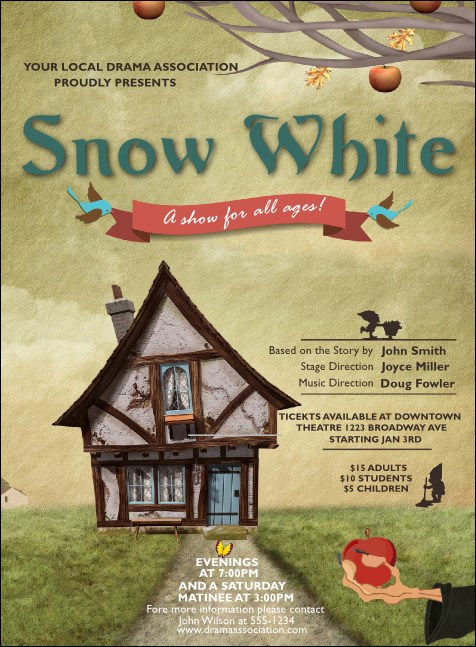 Snow White Invitation Product Front