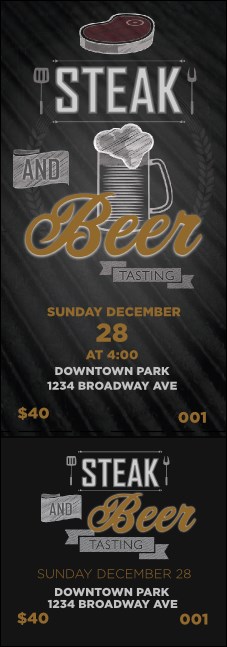 Steak & Beer Event Ticket