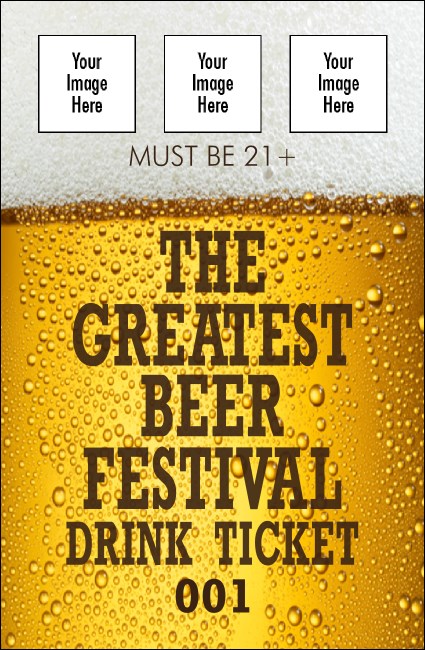 Beer Festival Drink Ticket