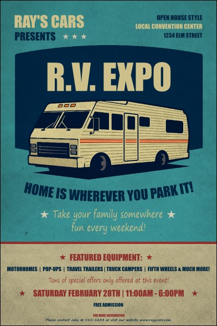 RV Expo Poster Product Front