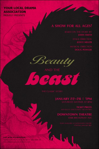 Beauty & The Beast Poster