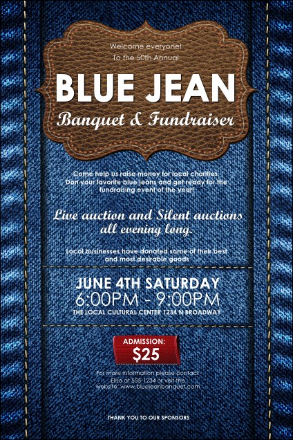 Blue Jeans Poster