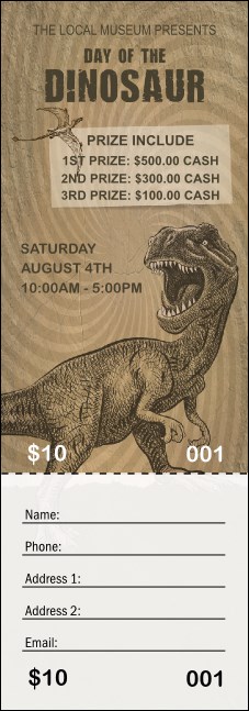 dinosaur island ticket price