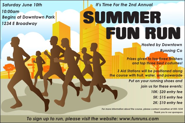Fun Run Poster