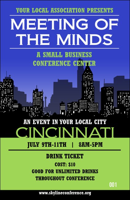 Cincinnati Skyline Drink Ticket