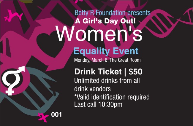 Equality Drink Ticket