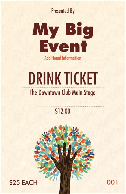 Fundraiser Tree Drink Ticket