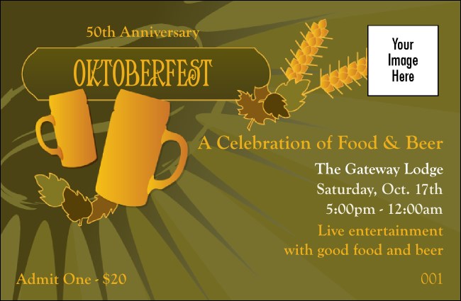 Oktoberfest Green Drink Ticket