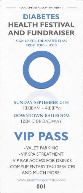 Diabetes VIP Pass