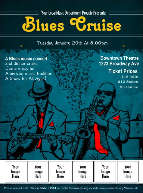 Blues Cruise Logo Flyer