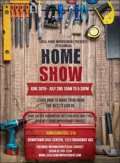 Home Improvement Invitation Product Front
