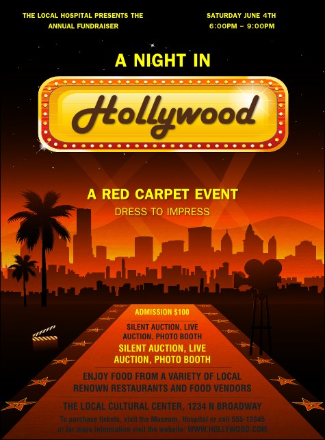 Hollywood Skyline Flyer Product Front