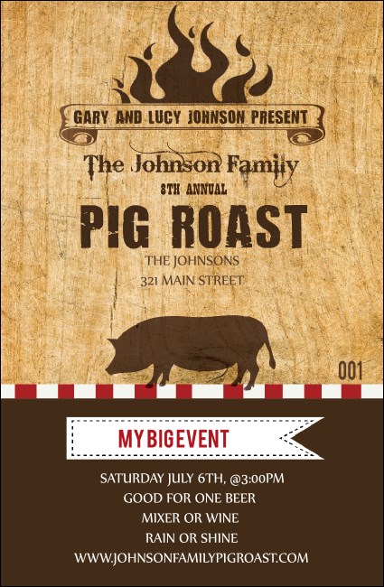 Pig Roast Drink Ticket