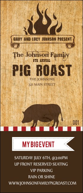 Pig Roast VIP Pass Product Front