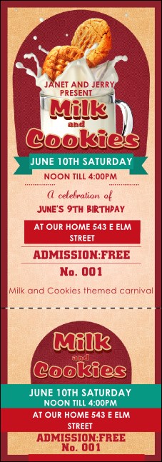 Milk & Cookies Event Ticket
