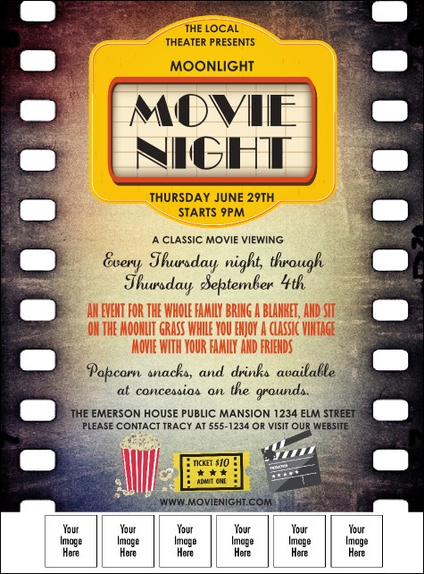 Movie Strip Logo Flyer