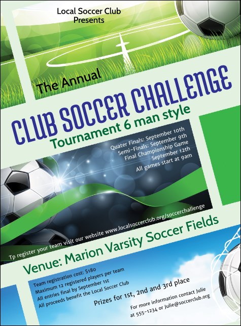 Soccer Ribbon Flyer