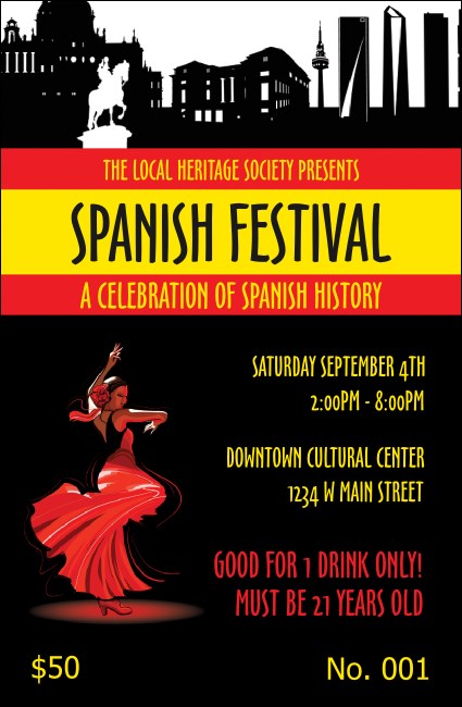 Spanish Festival Drink Ticket