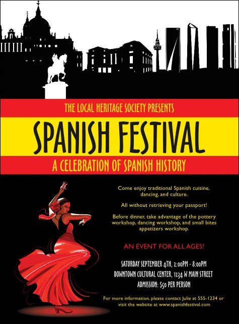 Spanish Festival Flyer