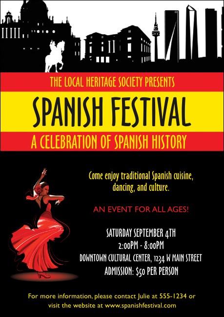 Spanish Festival Postcard