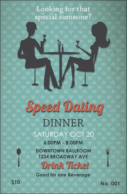 Speed Dating Drink Ticket