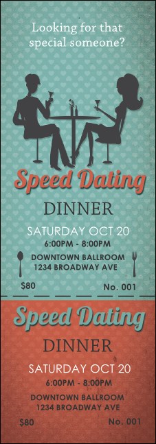 Speed Dating Event Ticket